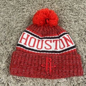 New Era NBA Houston Rockets winter hat/beanie - red, white & black